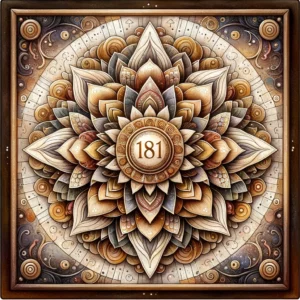 Angel Number 181 Mandala