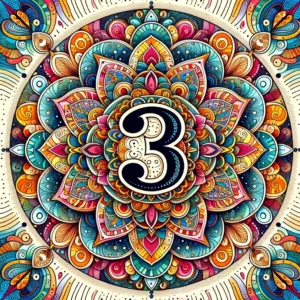 angel number 3 meaning mandala