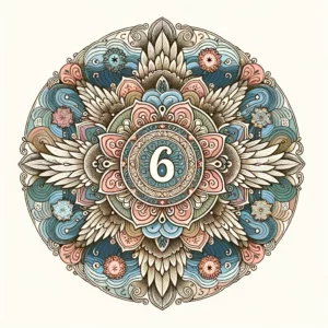 angel number 6 mandala
