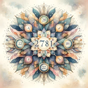 Angel number 2781 mandala