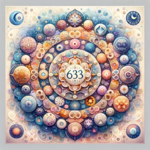 Angel Number 633 mandala